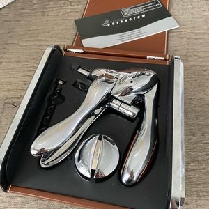 Rabbit Corkscrew VIP Edition Leather-Bound, Saddle Brown